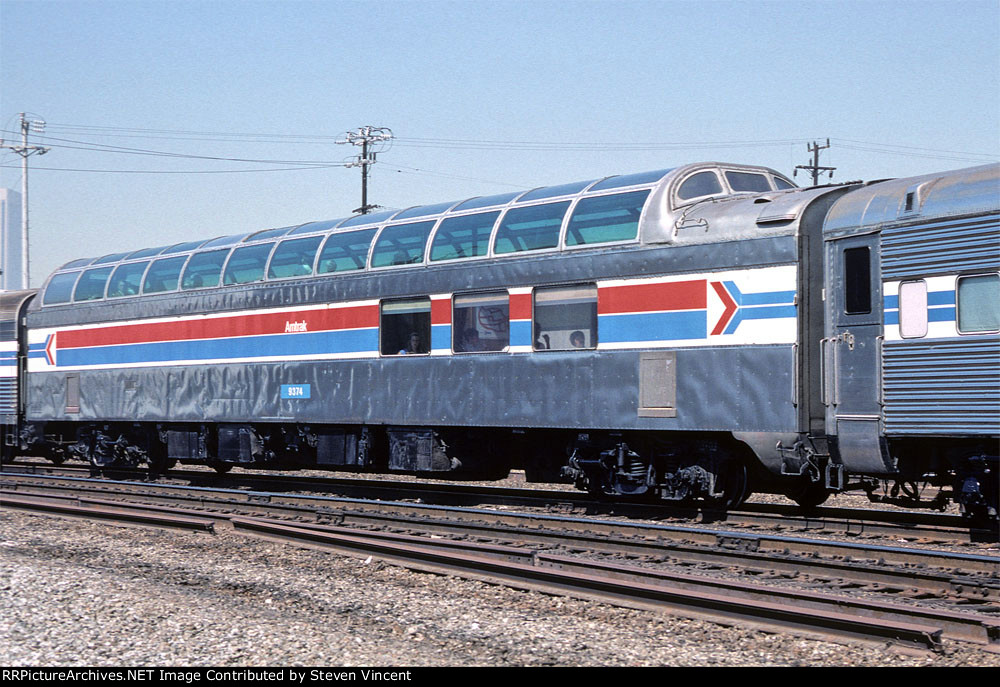 Amtrak ex SP 3/4 dome #9374